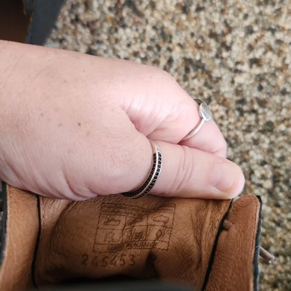 Josef Seibel Black Leather Shoes, Size 40 - Picture 4 of 8